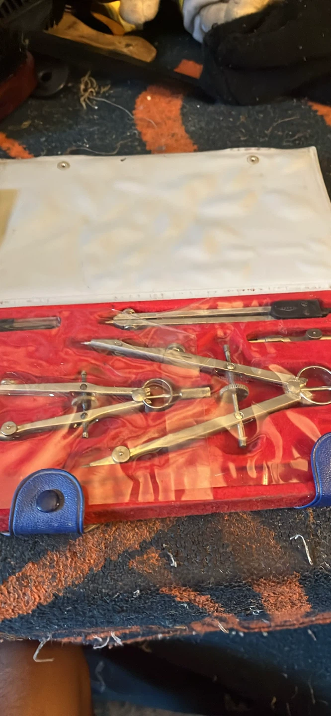 Vintage Tacro Drafting Compass Set