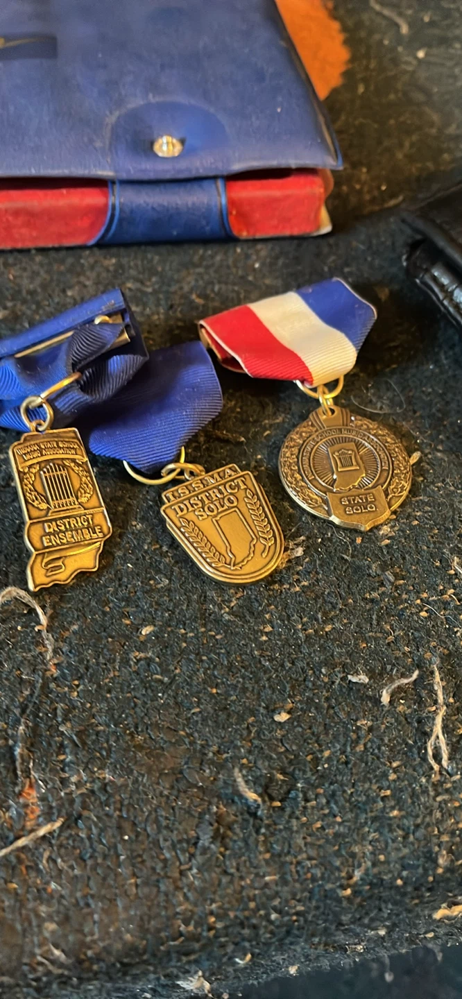 Vintage ISSMA District & State Solo Ensemble Medals