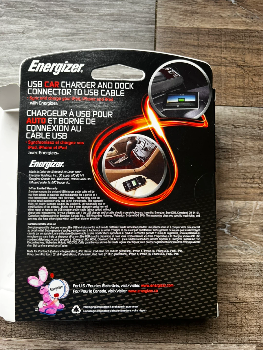 Energizer car charger + dual USB-C cable - photo 5