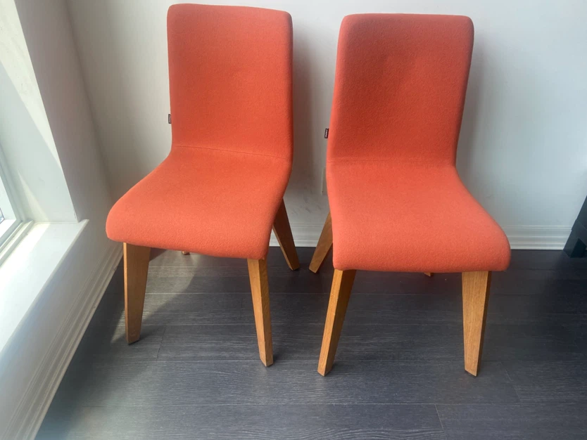 Orange Chairs - Set of 2