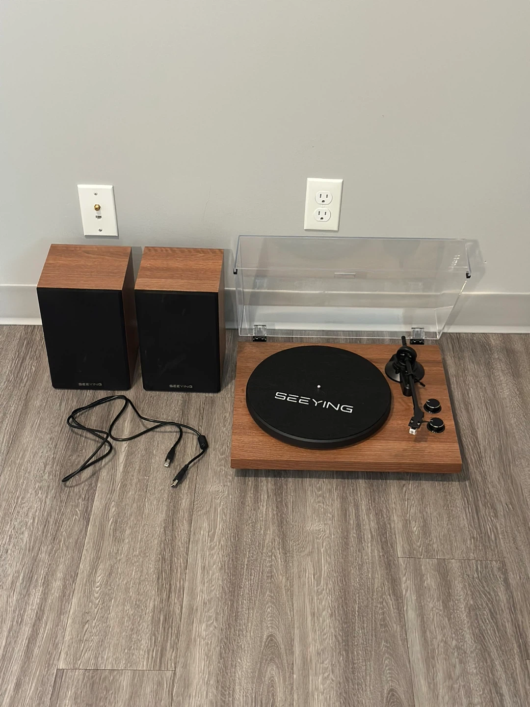 SEEYING Record Player with Speakers - photo 2