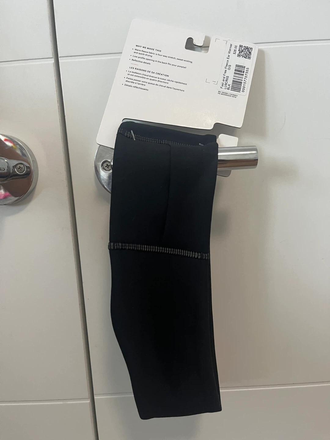 Lululemon Fast and Free Fleece Ear Warmer - Black - photo 4