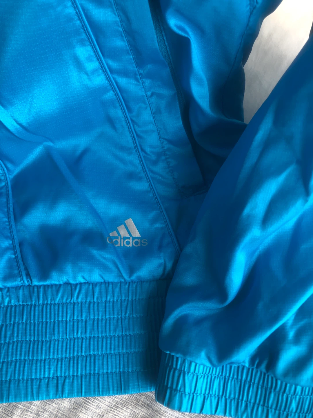Adidas Blue Track Jacket Size L - photo 2