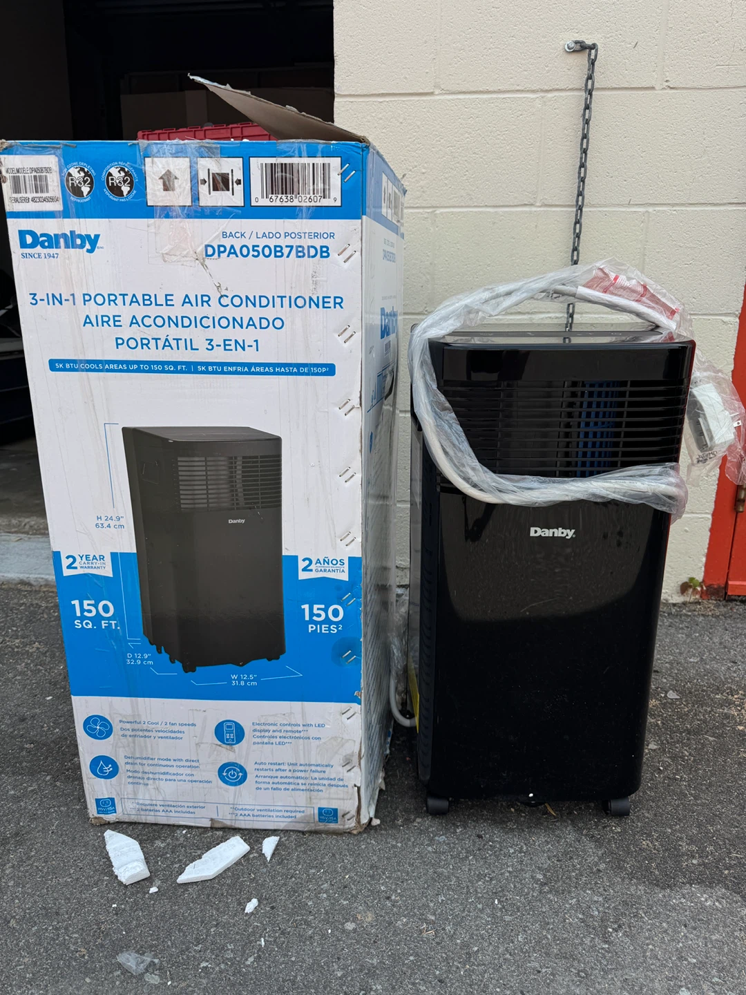 NEW Danby 3-in-1 Portable Air Conditioner