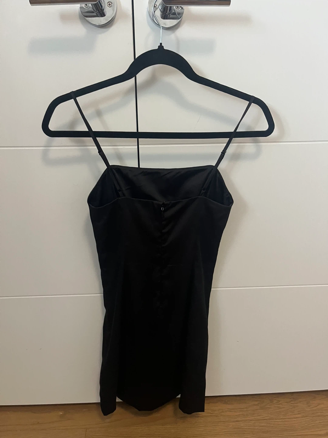 Sunday Best Satin Shimmer Dress - Black - photo 2