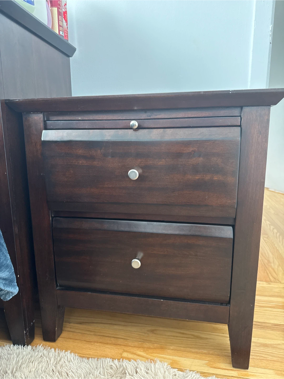 Dark Brown Dresser and Nightstand Set - photo 2