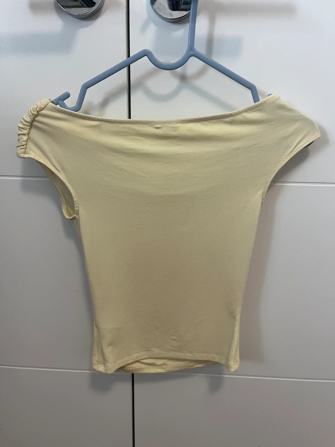 GARAGE Fluid Off-Shoulder Top - Yellow - photo 2