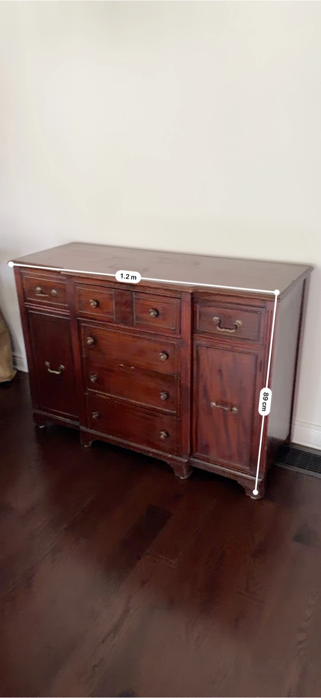ANTIQUE DINING SET - READ DESCRIPTION. - photo 2