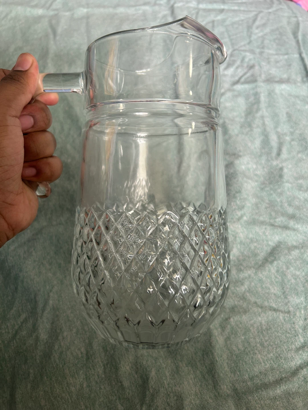 Heavy Crystal pitcher