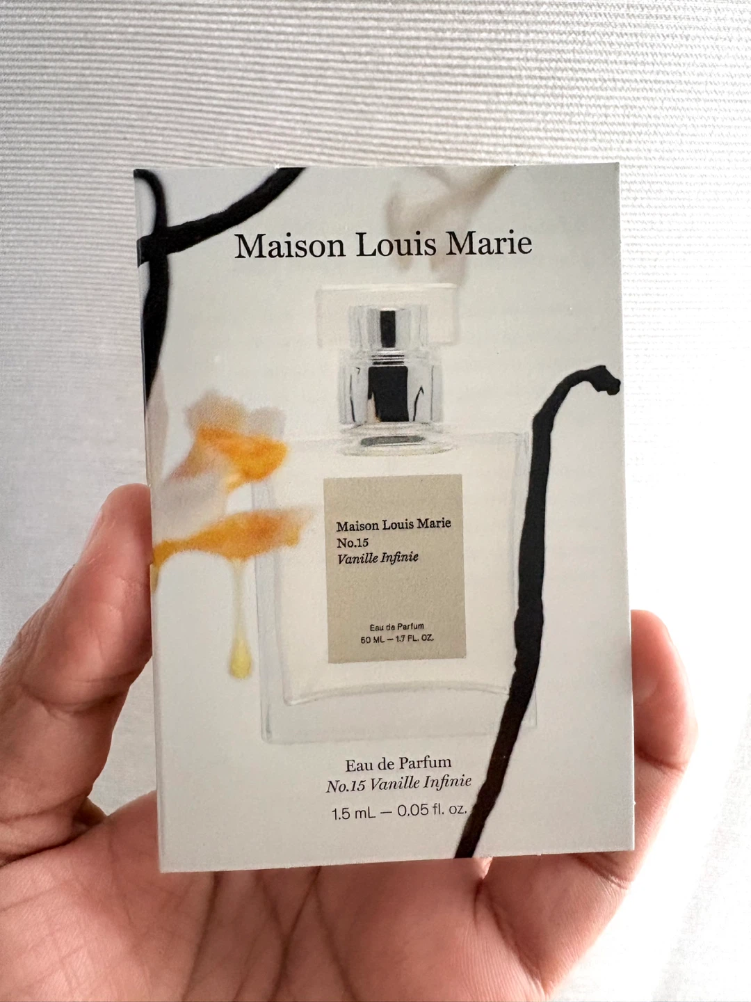 Maison Louis Marie No.15 Vanille Infinie Eau de Parfum Sample