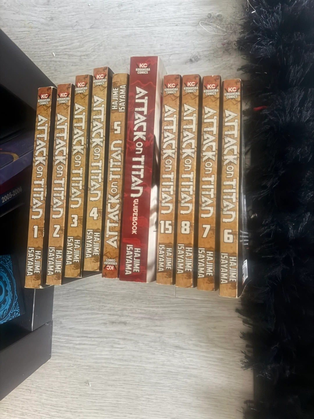 Attack on Titan Manga Volumes 1-9 + Guidebook