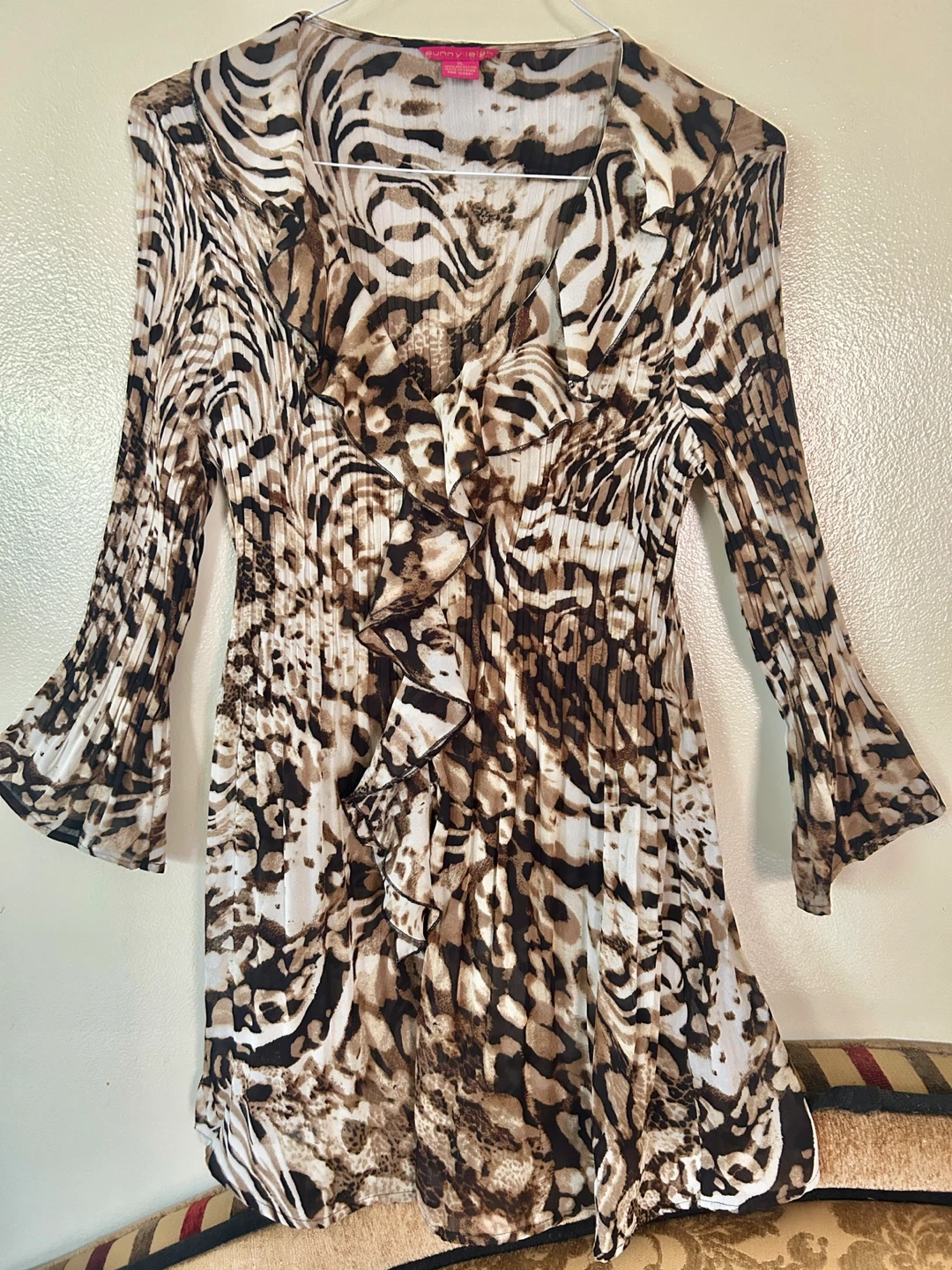 Women's Cheetah and Zebra Print Blouse