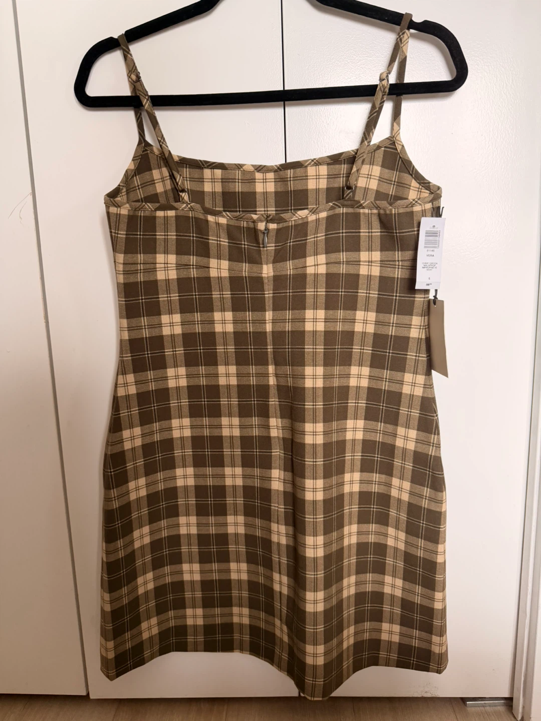 NWT Aritzia Sunday Best Plaid Mini Dress - Size 6 - photo 2