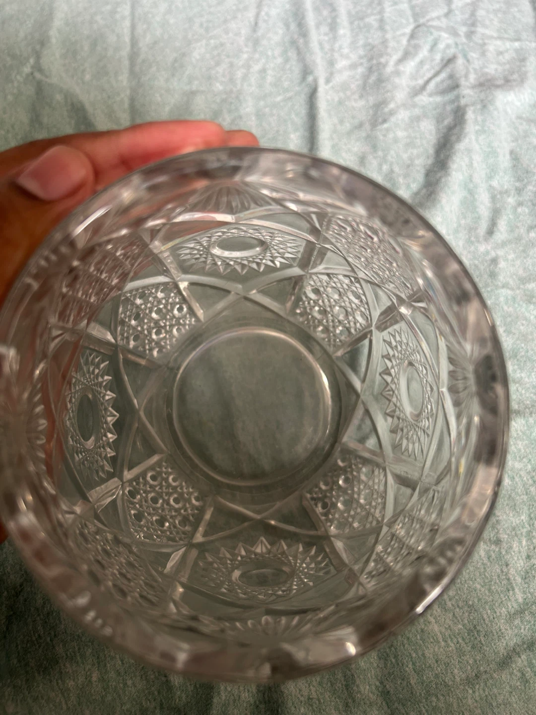 Vintage Cut Glass Vase - photo 4