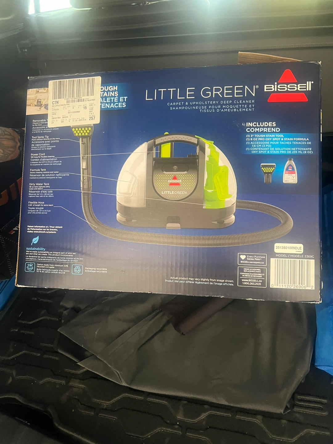 Bissell Little Green Carpet & Upholstery Cleaner - Like New!