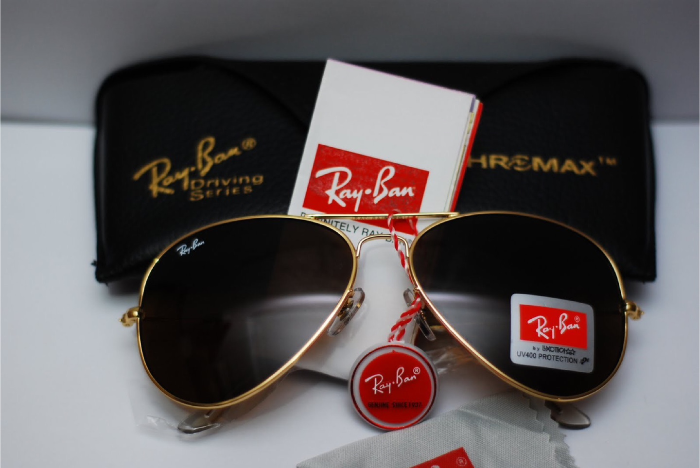 Brand New Unisex Rayban Aviator Sunglasses