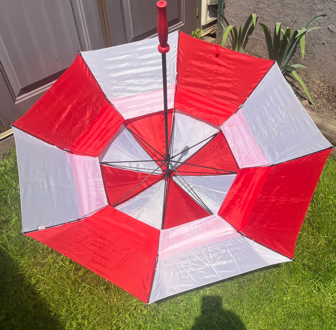 Red and White Umbrella - photo 3