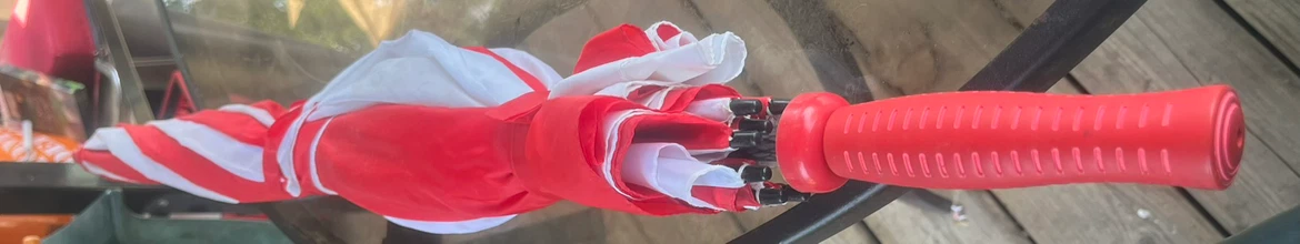 Red and White Umbrella - photo 4