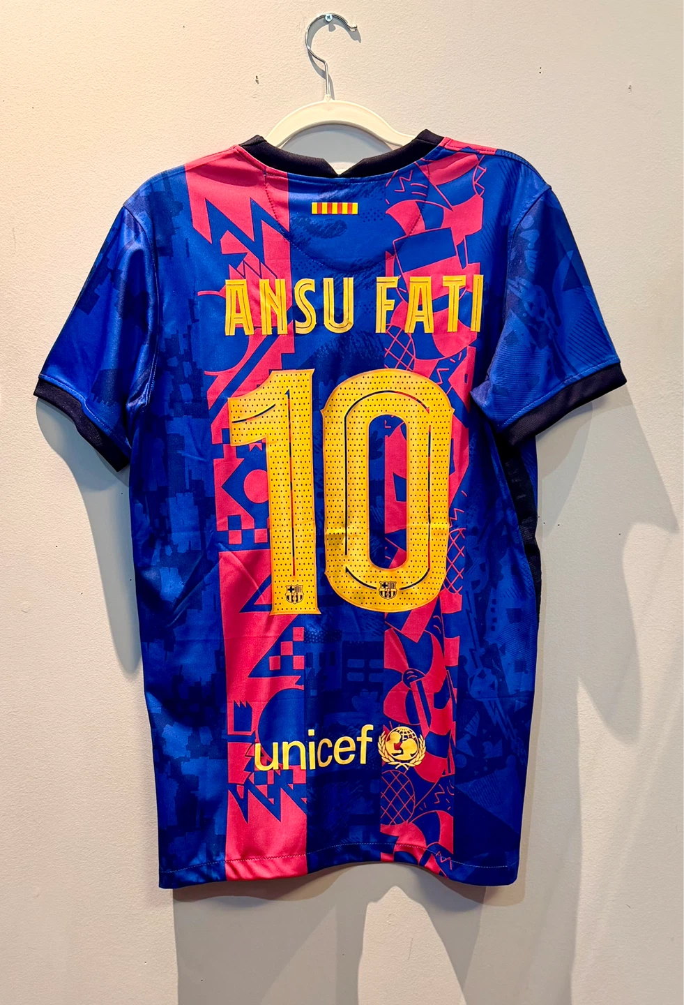 Nike FC Barcelona Soccer Jersey Ansu Fati #10