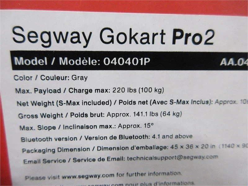 Segway Gokart Pro 2 Gray - photo 3