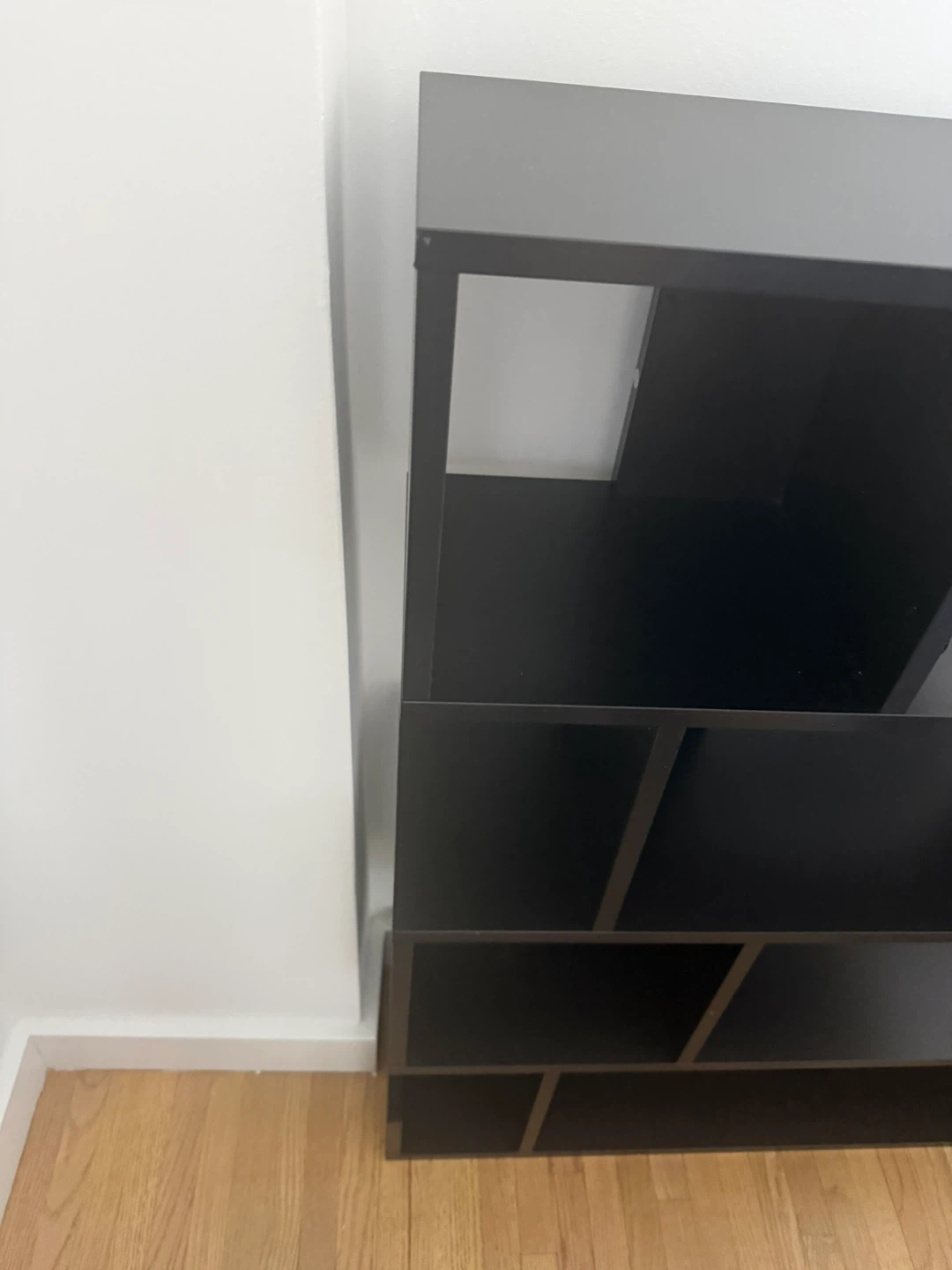 Black Modern Bookcase Shelving Unit - photo 5