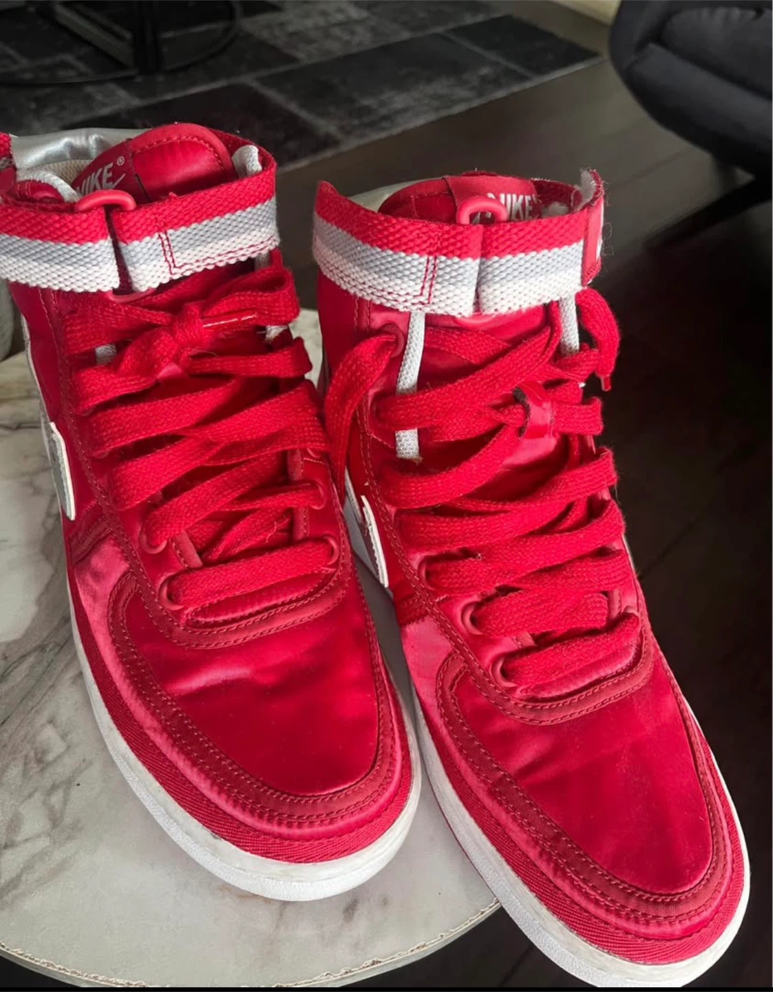 Nike Red High-Top Sneakers