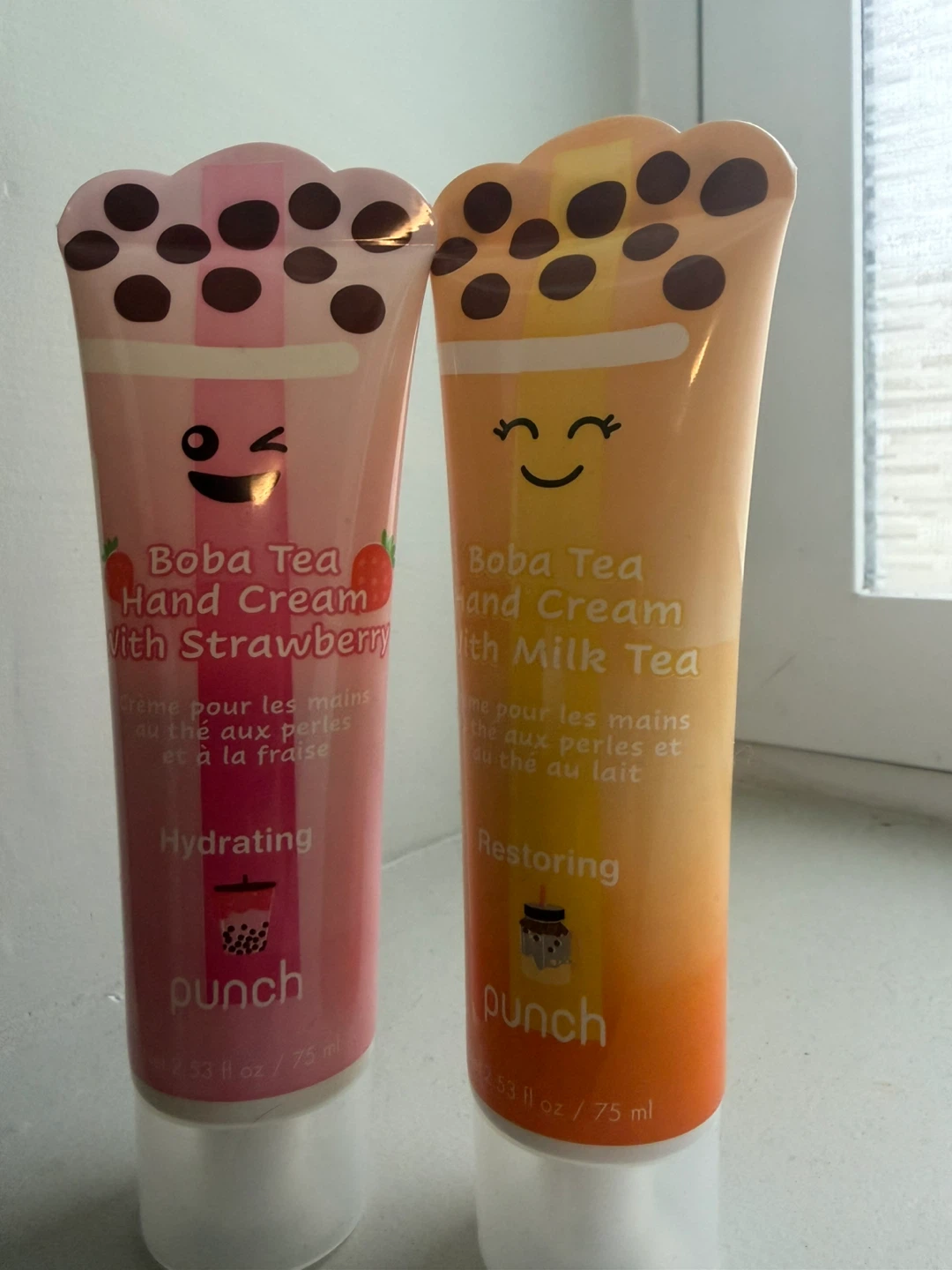 Punch Boba Tea Hand Cream - Strawberry & Milk Tea