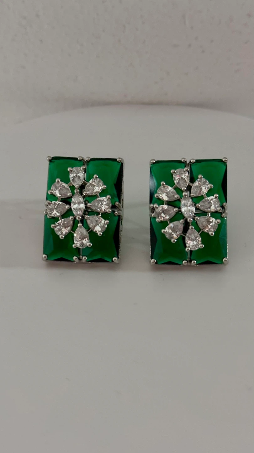 Green and Ruby AD studs