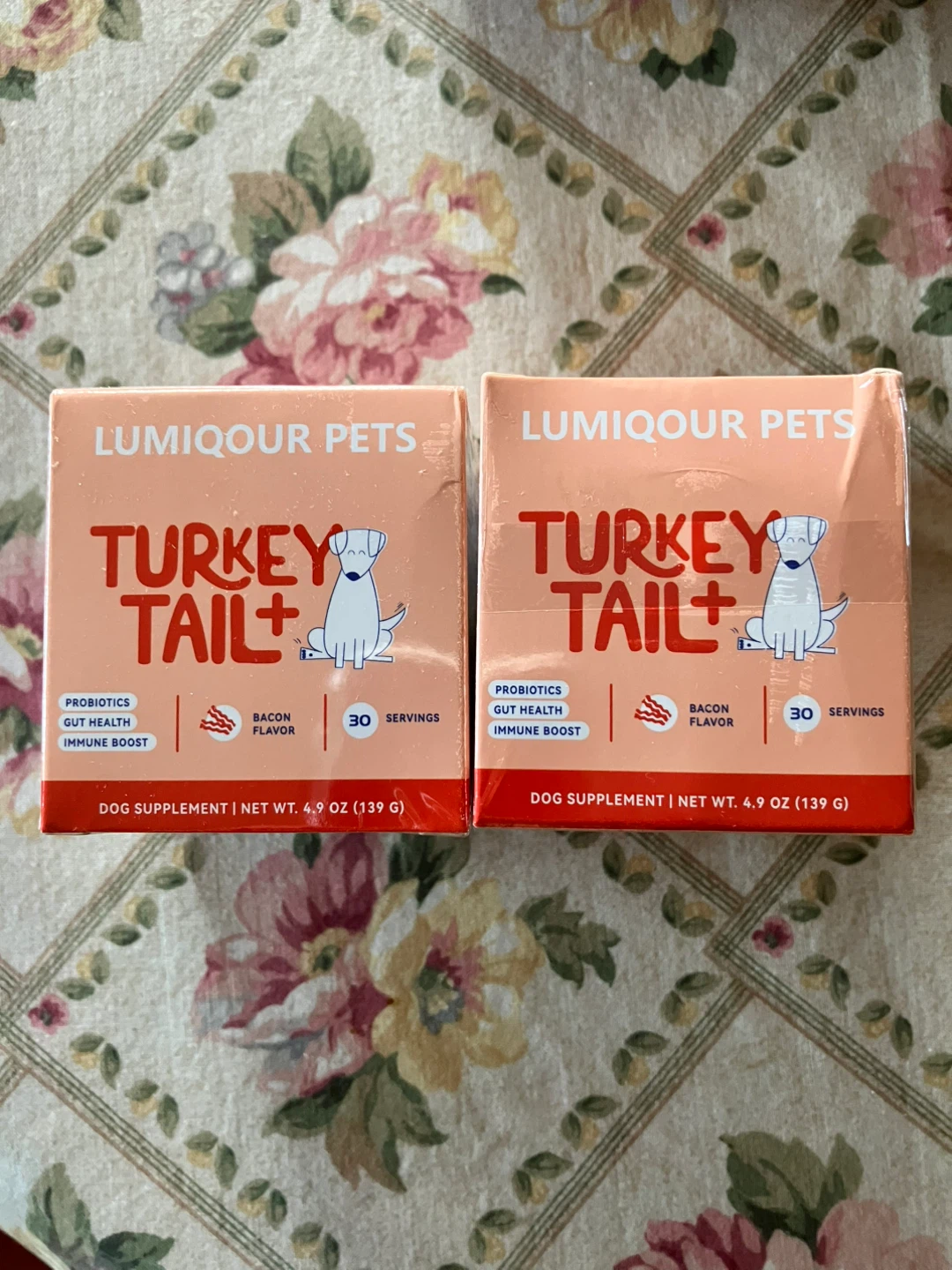 Lumiqour Pets Turkey Tail+ Dog Supplement 2 Pack