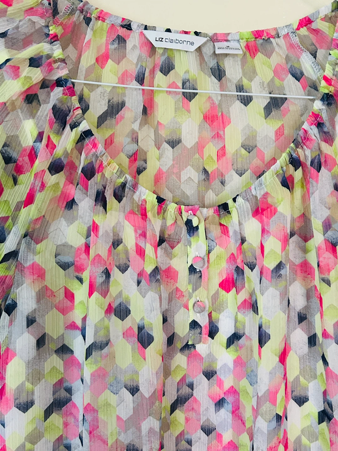 Liz Claiborne Geometric Print Blouse - photo 2