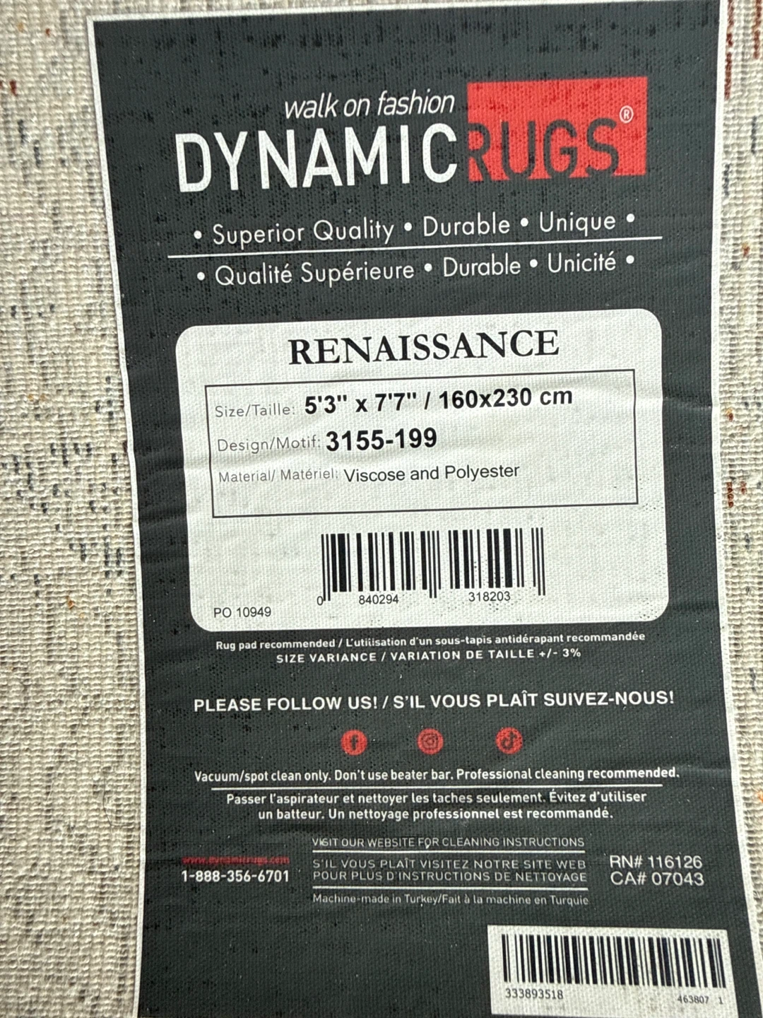 DynamicRugs Renaissance Rug 5'3" x 7'7" - photo 4