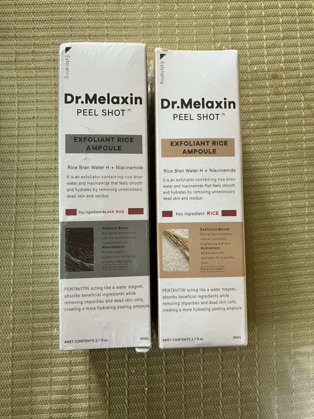 Dr.Melaxin Peel Shot Exfoliant Rice Ampoule