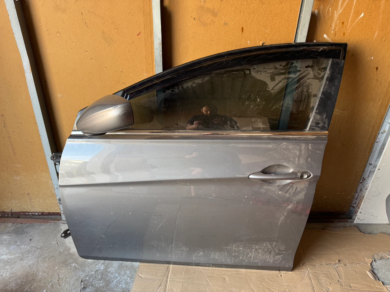 Front Left Door Assembly for Hyundai Sonata 2011-2015 - Silver