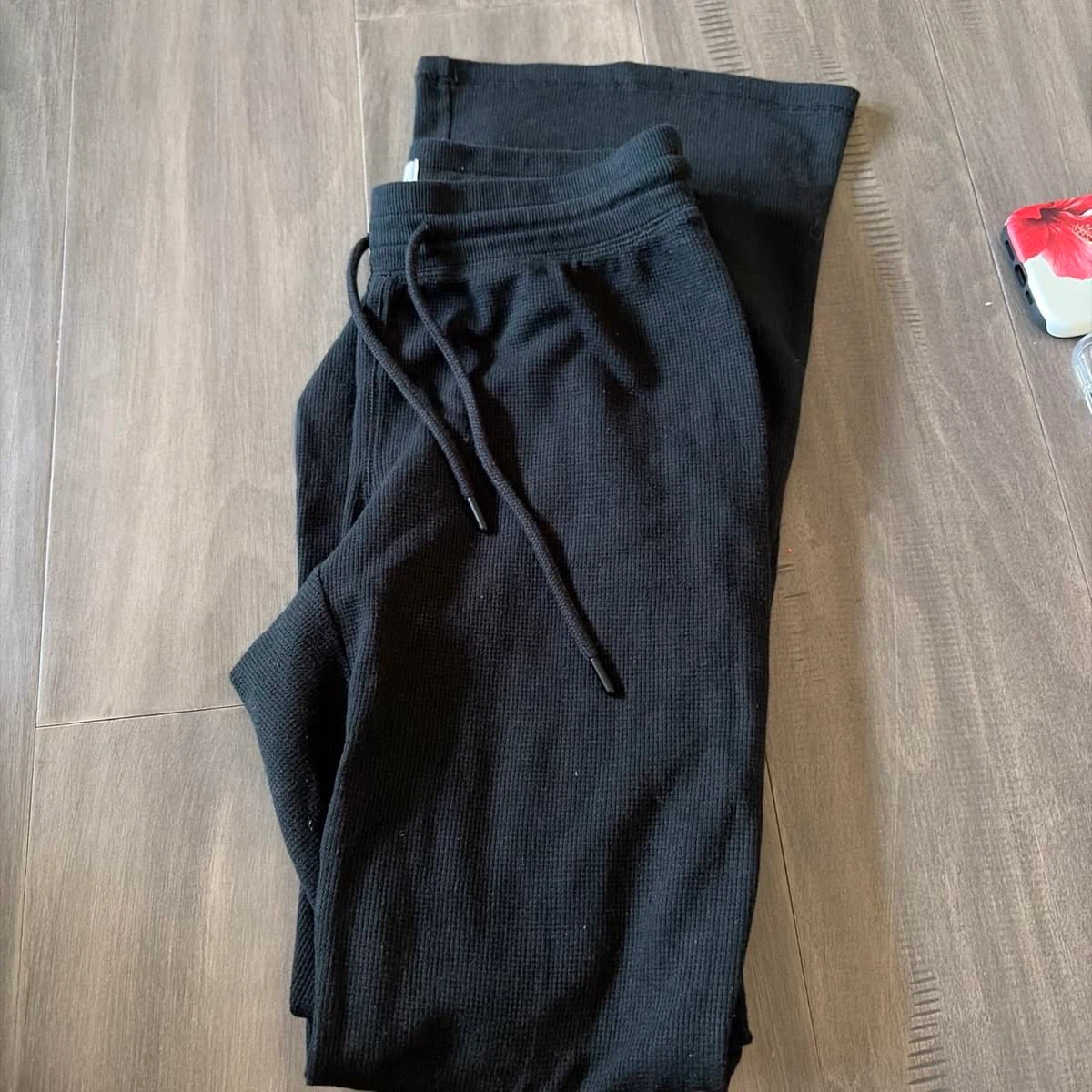 Black Flaired Sweatpants