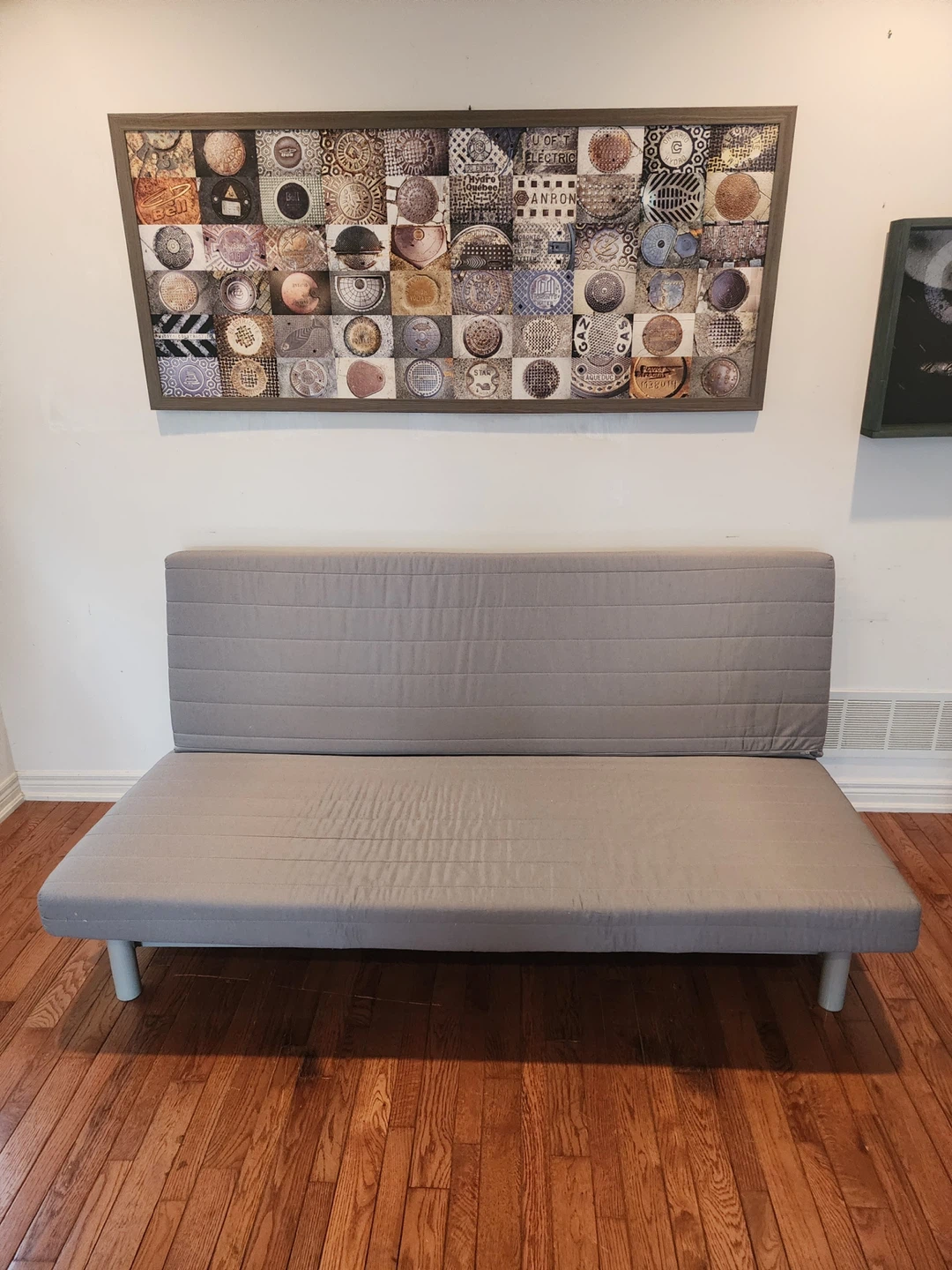 FREE DELIVERY. Grey Futon Sofa Bed