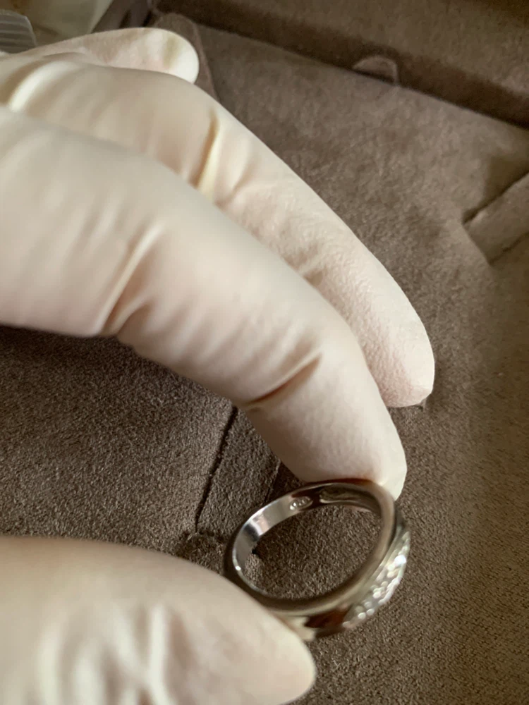 Diamond Band sterling silver Ring - photo 2