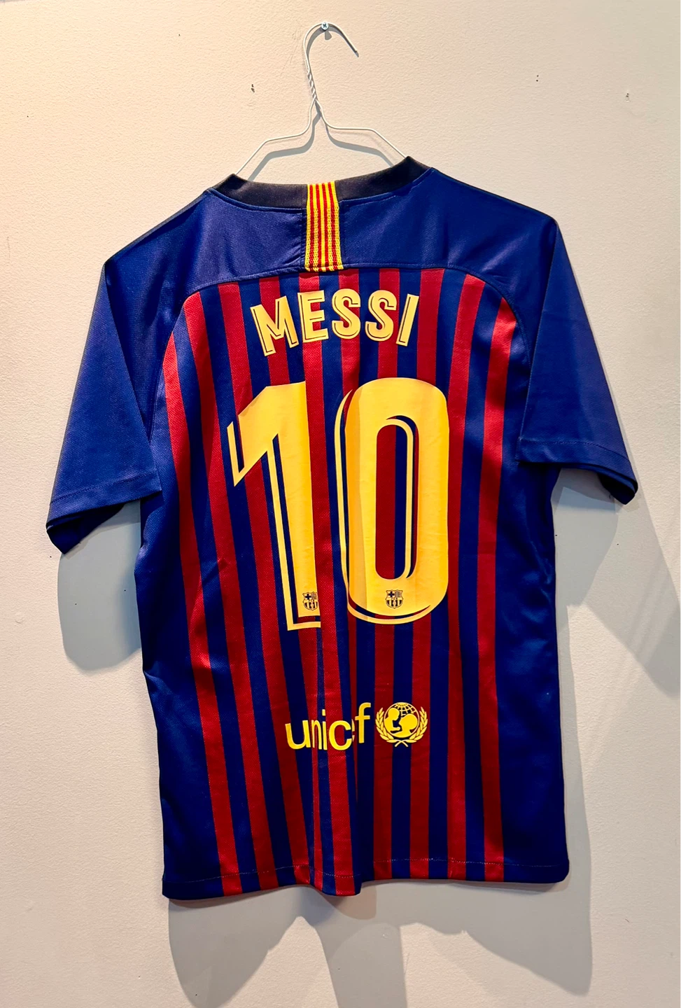 FC Barcelona Messi #10 DRI-FIT Soccer Jersey