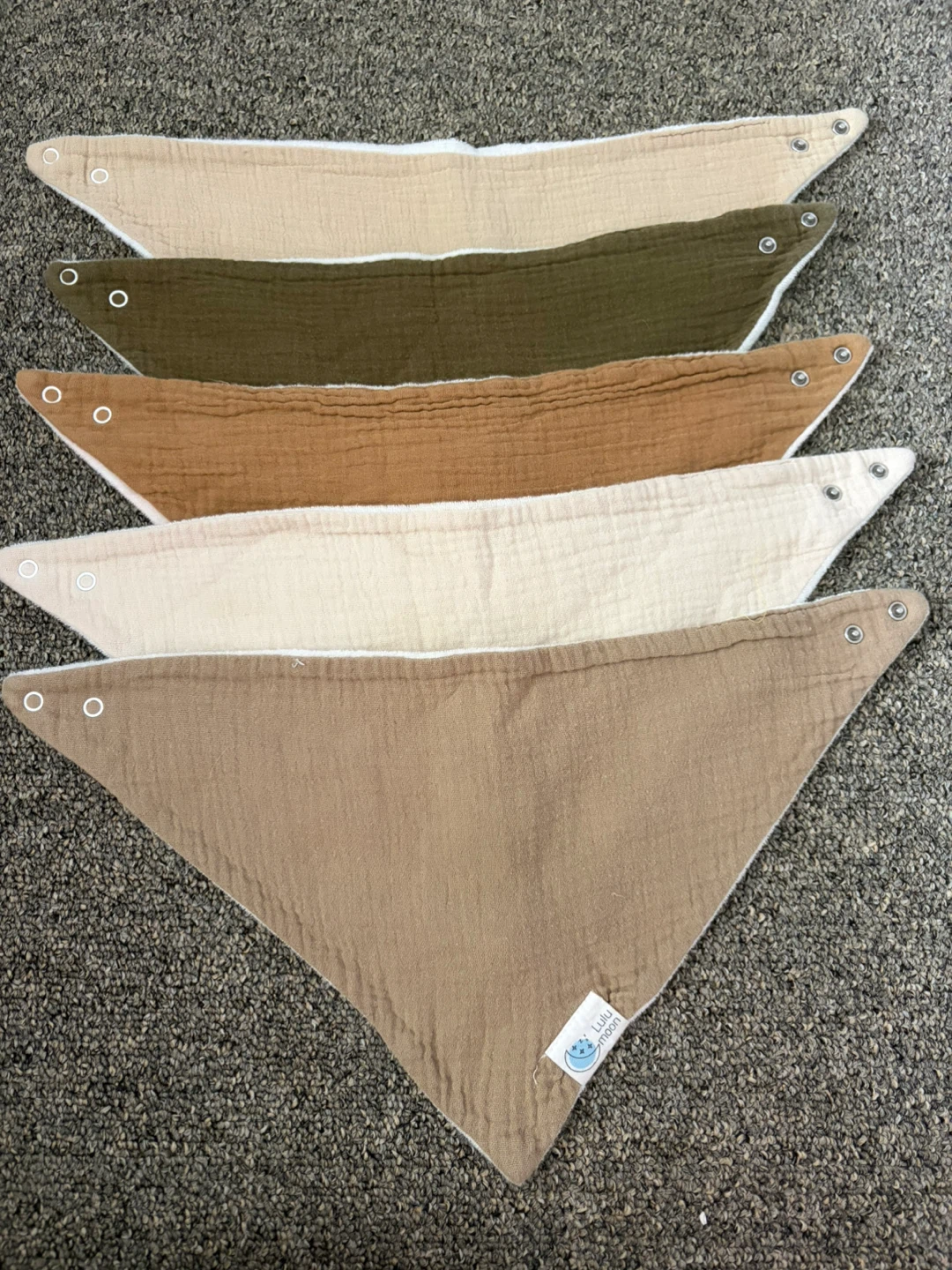 Lulu moon Bibs (Set of 5)