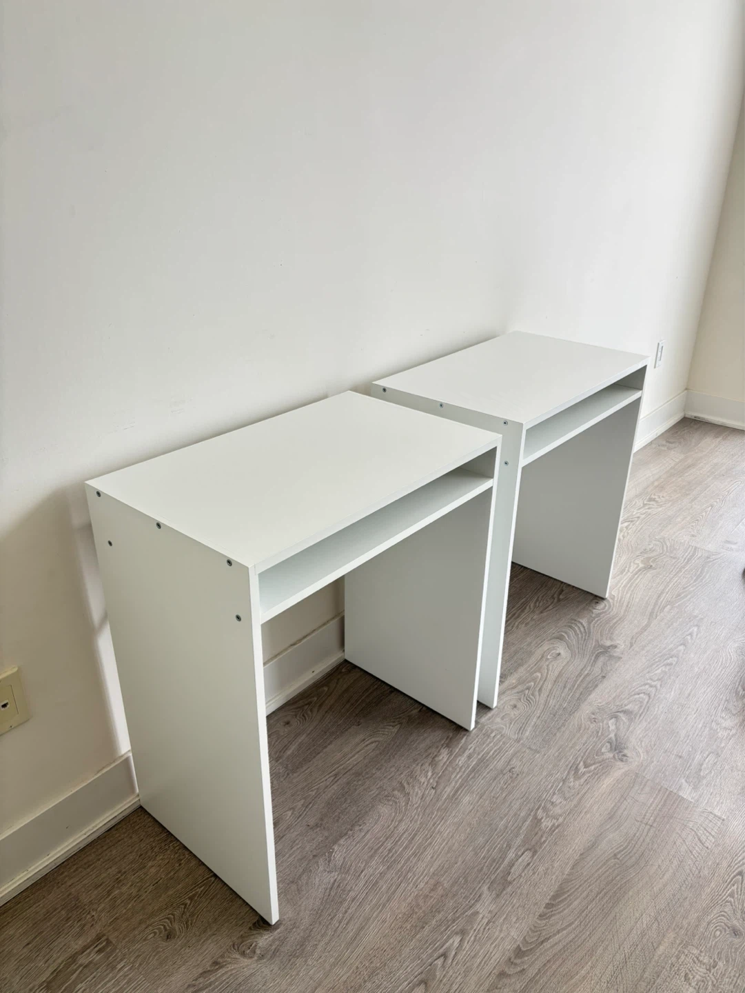 Pair of IKEA TORALD Desks (White)