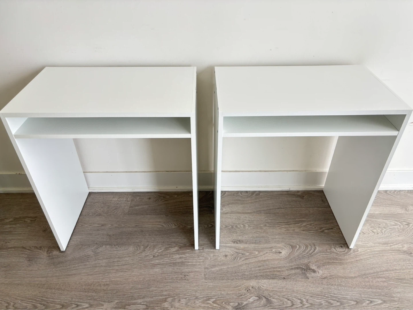 Pair of IKEA TORALD Desks (White) - photo 2