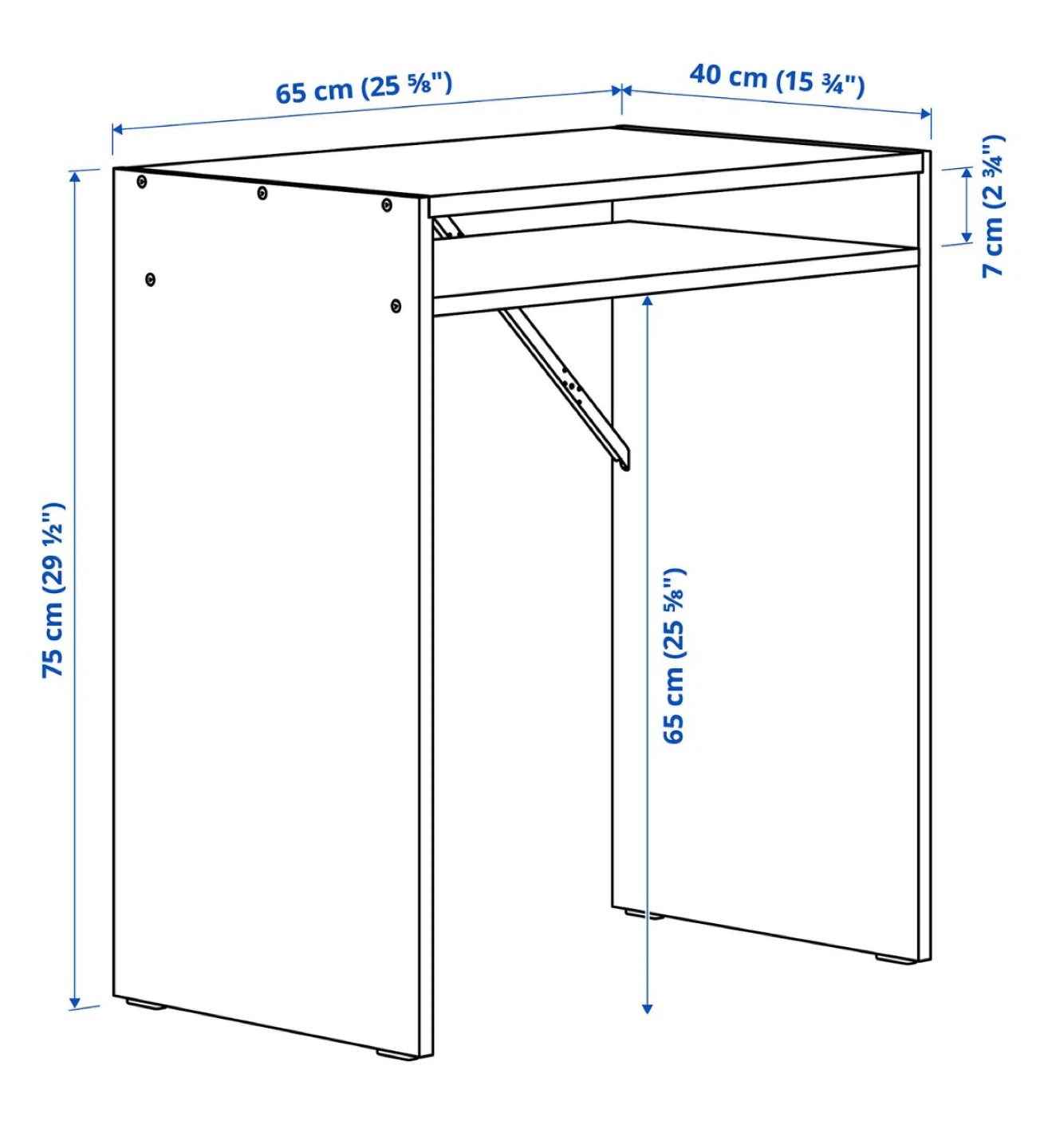 Pair of IKEA TORALD Desks (White) - photo 4