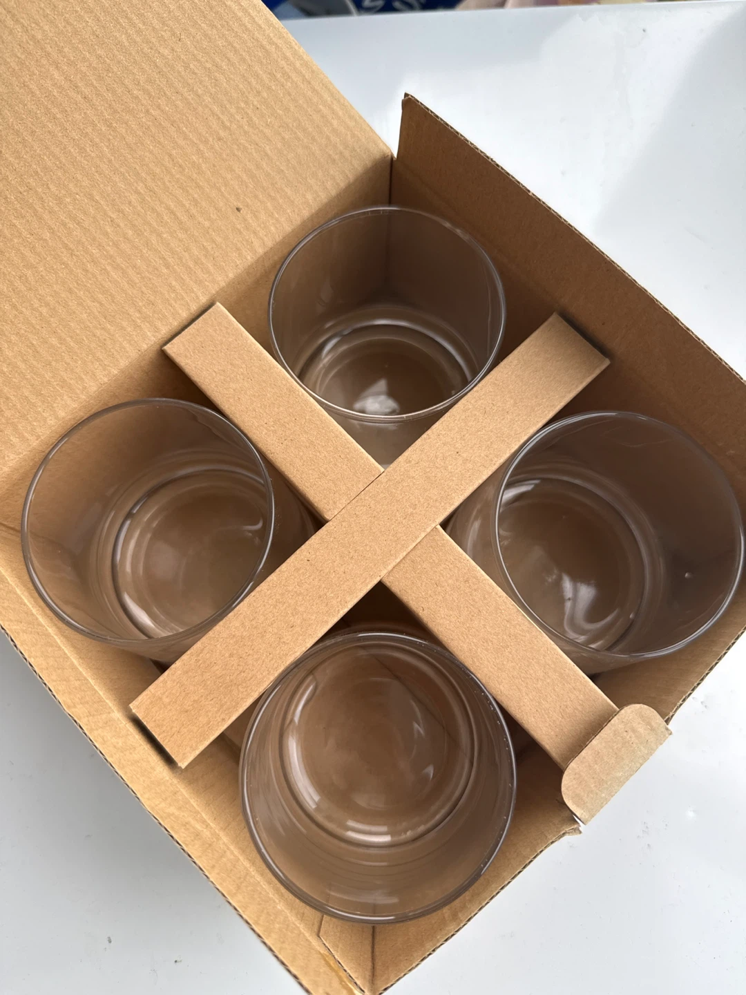Recycled Blend Small Glass Cups (Set of 4) - photo 2