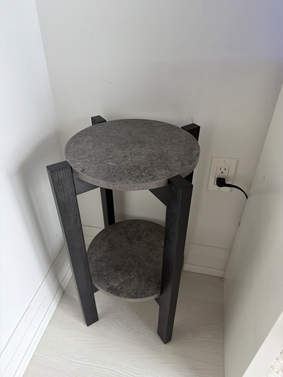 Two-Tier Round Side Table