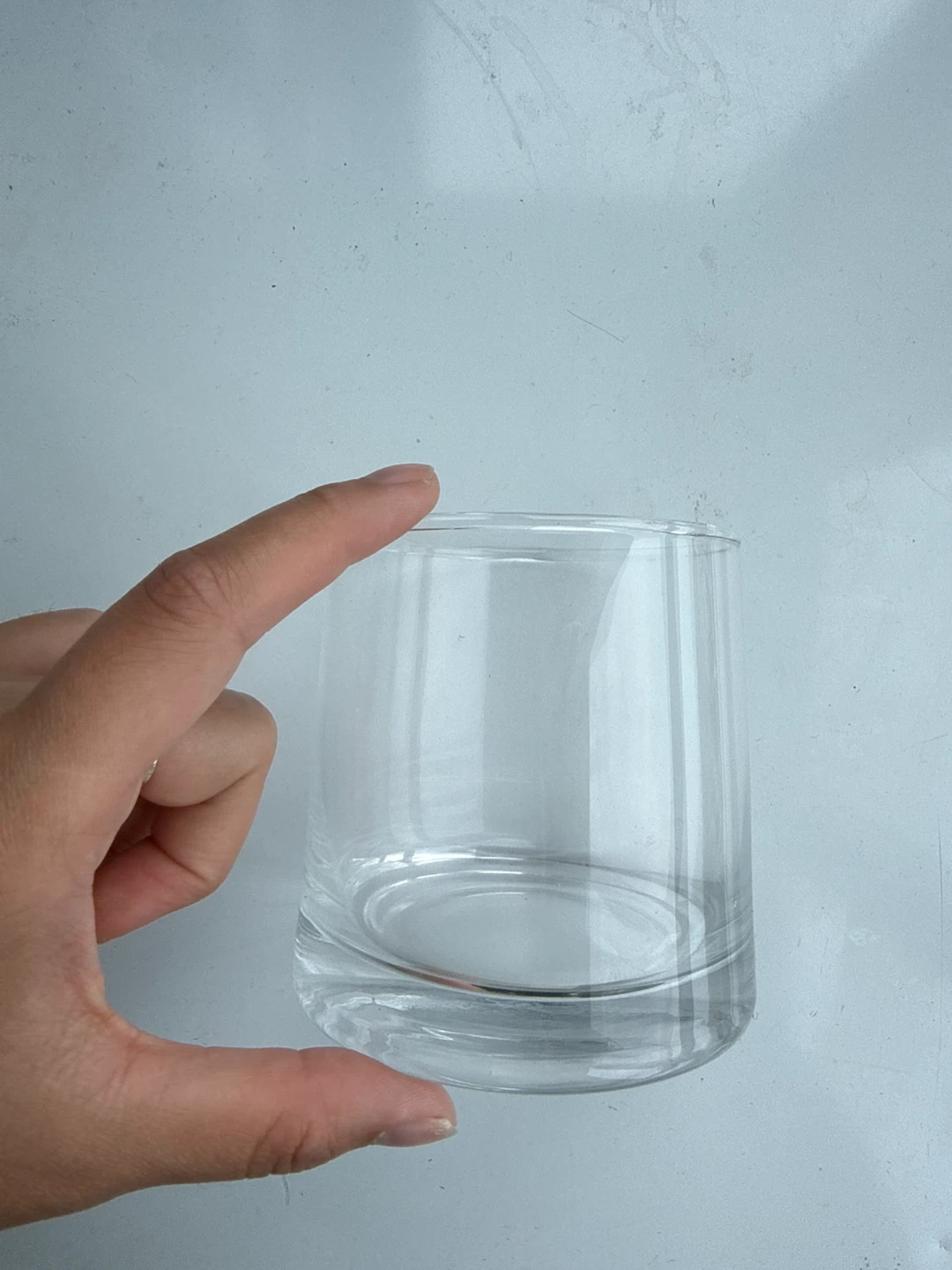 Recycled Blend Small Glass Cups (Set of 4)