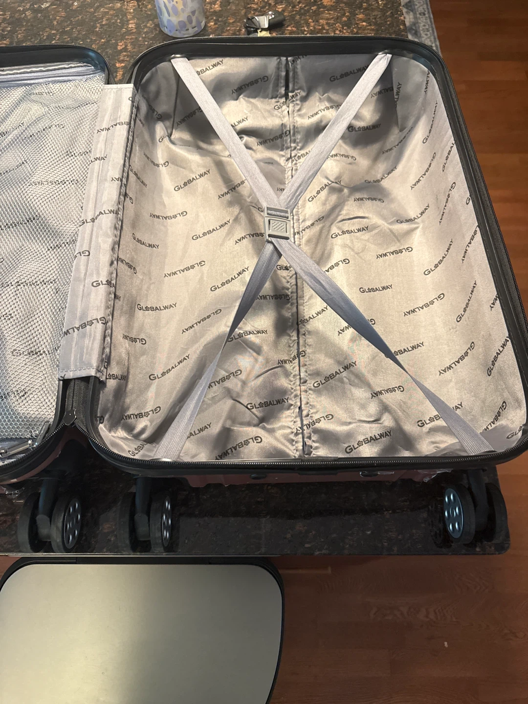 GLOBALWAY Rose Gold Hardshell Suitcase - photo 5