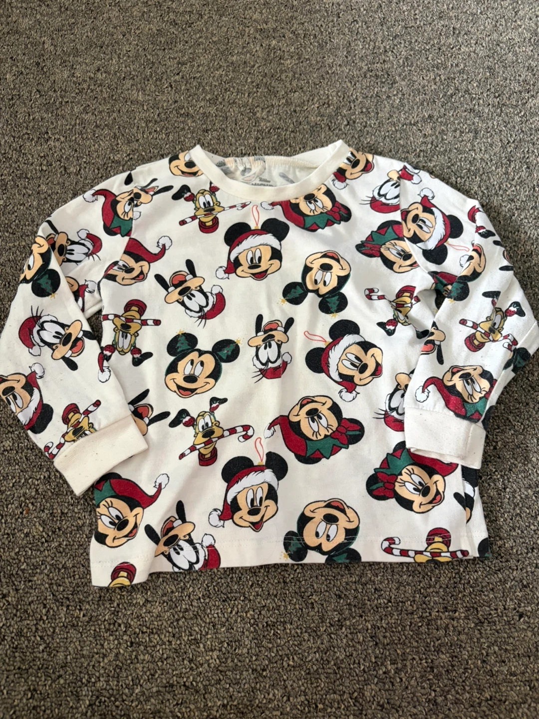 Disney Mickey Mouse Holiday Long Sleeve Shirt