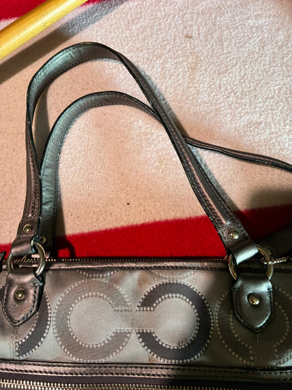 Coach Daisy Dot Outline Signature Tote Bag - photo 4