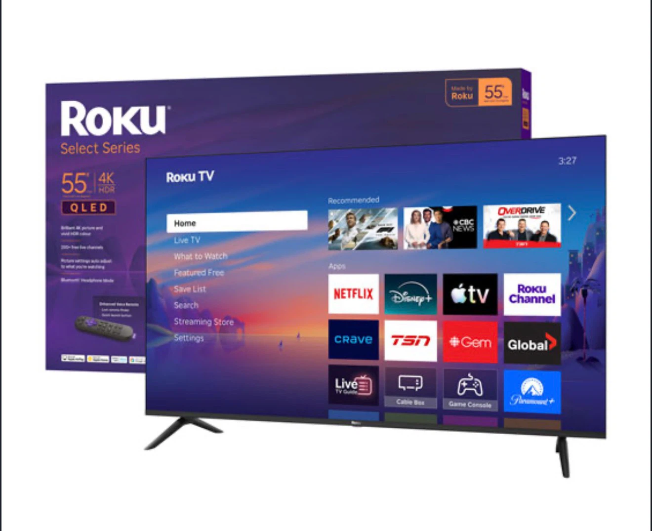 Roku Select Series 55" 4K QLED Smart TV BRAND NEW