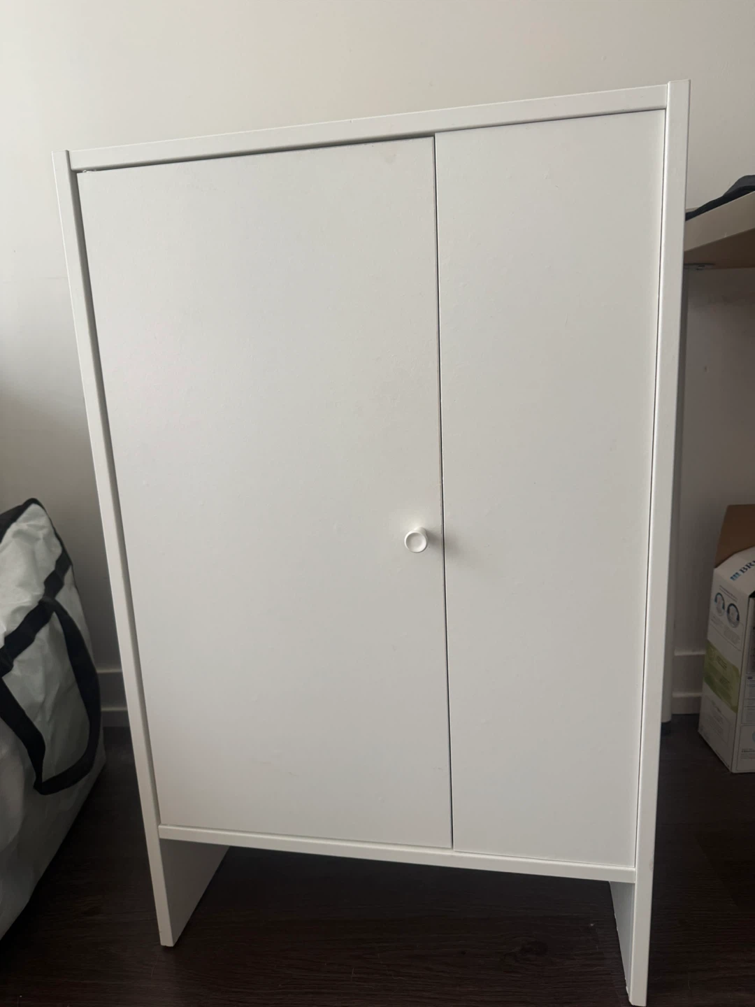 IKEA White Door Storage Cabinet