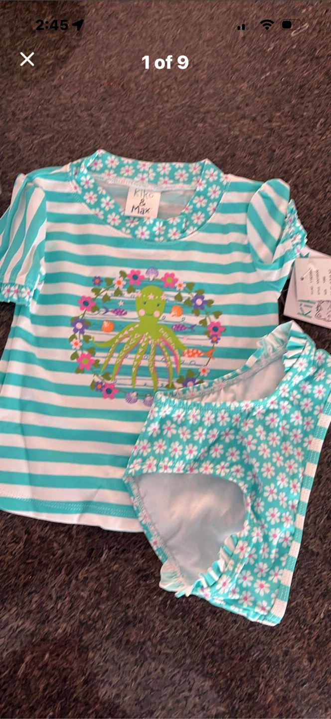 NEW Girl’s 18m-Sz 2 Bathing Suits